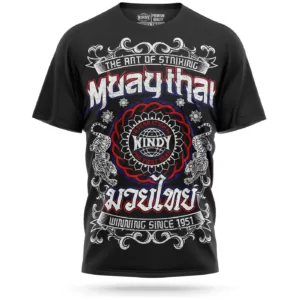 Windy art of striking t-shirt