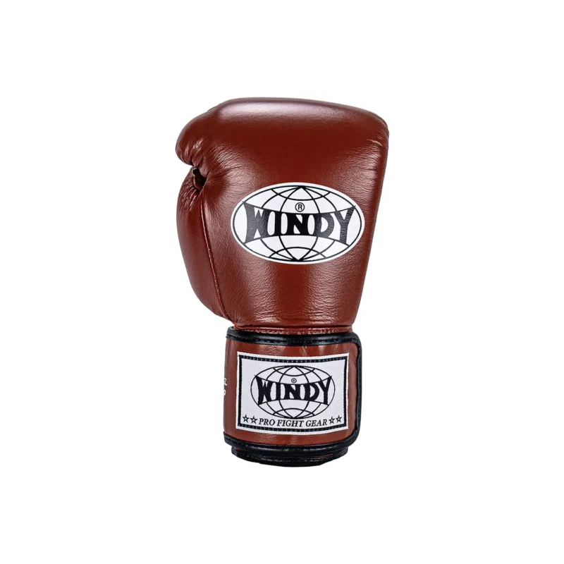 Windy Muay Thai Gloves Red front view