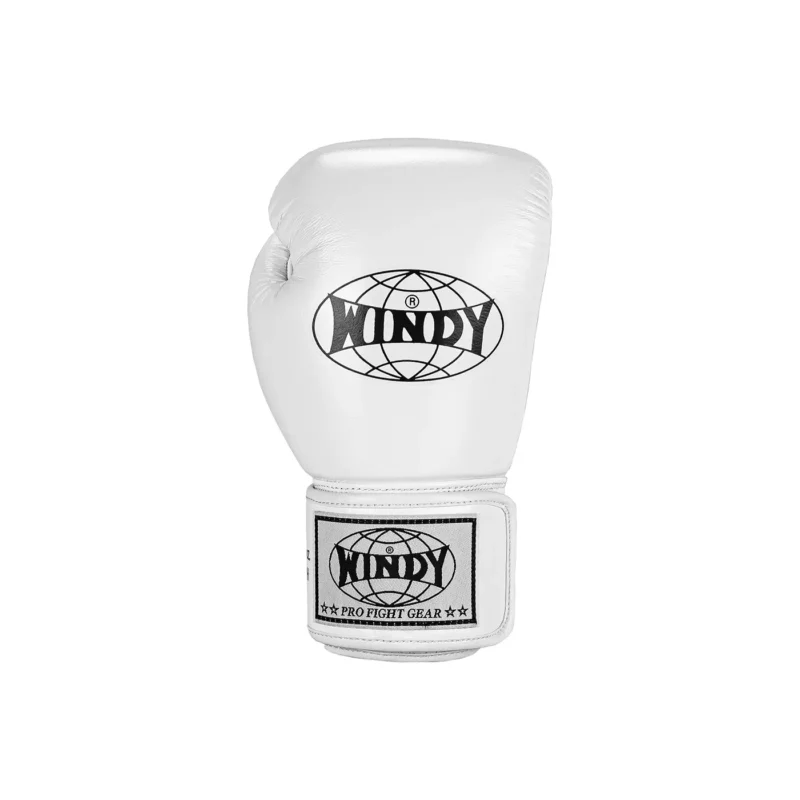 Windy Boxing Gloves White front view