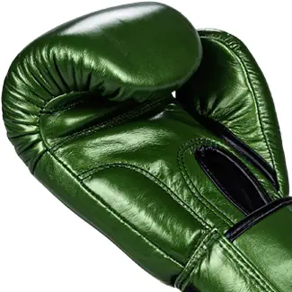 Windy Boxing Gloves Metallic Green padding view